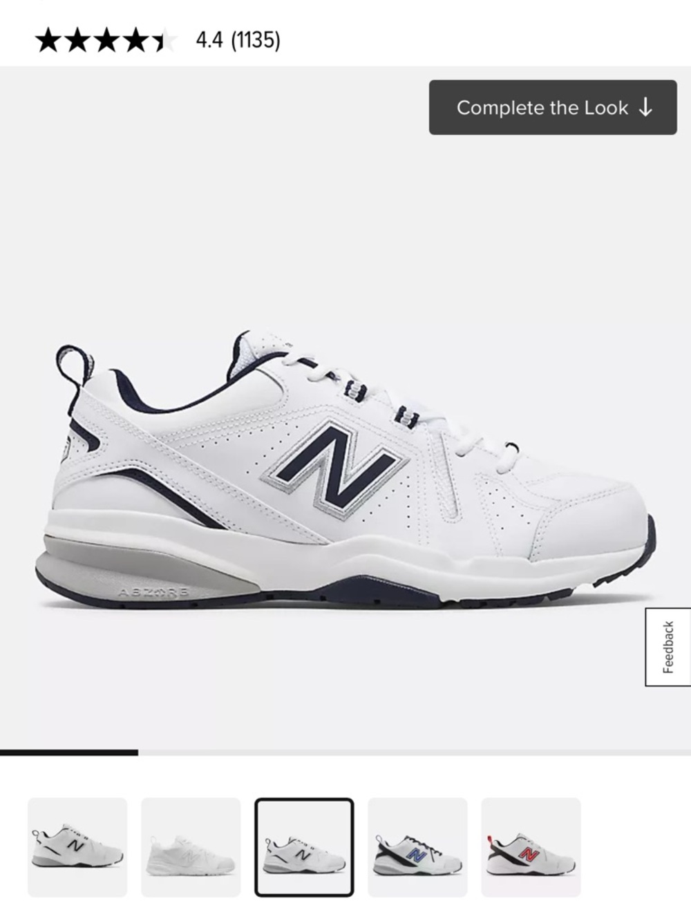 New Balance MX608V5 / White Blue
